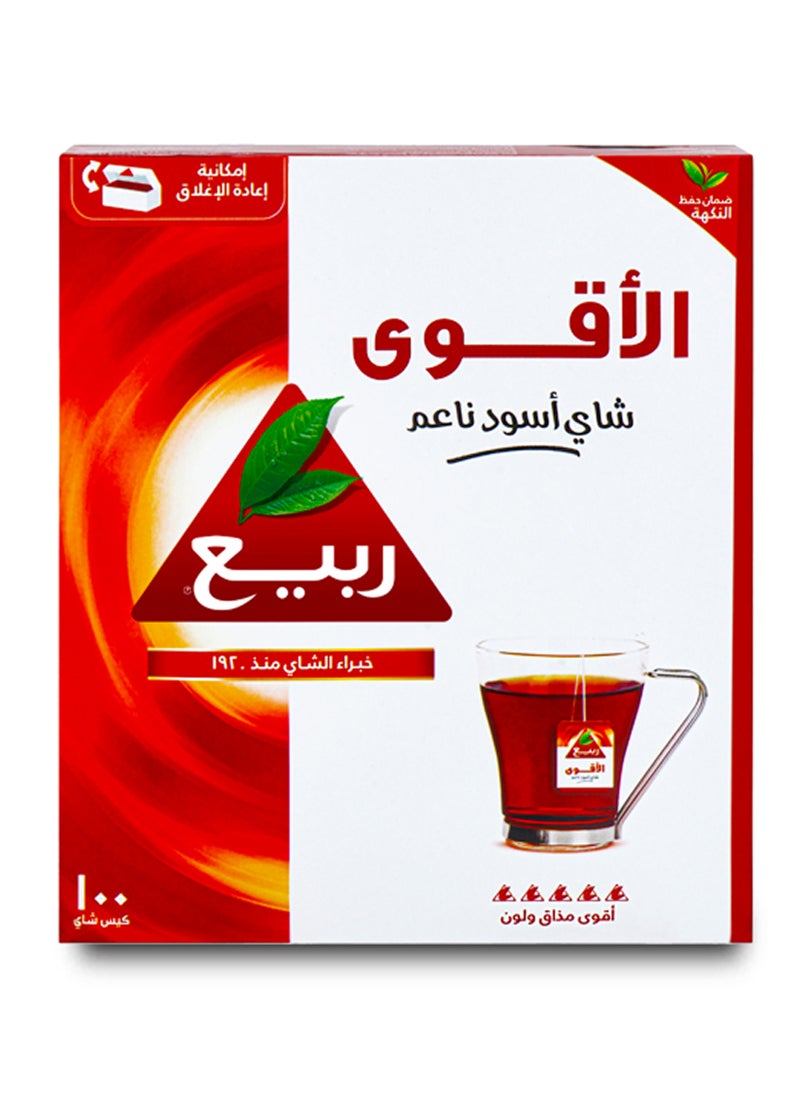 Rabea tea Extra Strong Fine Black Tea 100 Teabags (200g) - Image 2